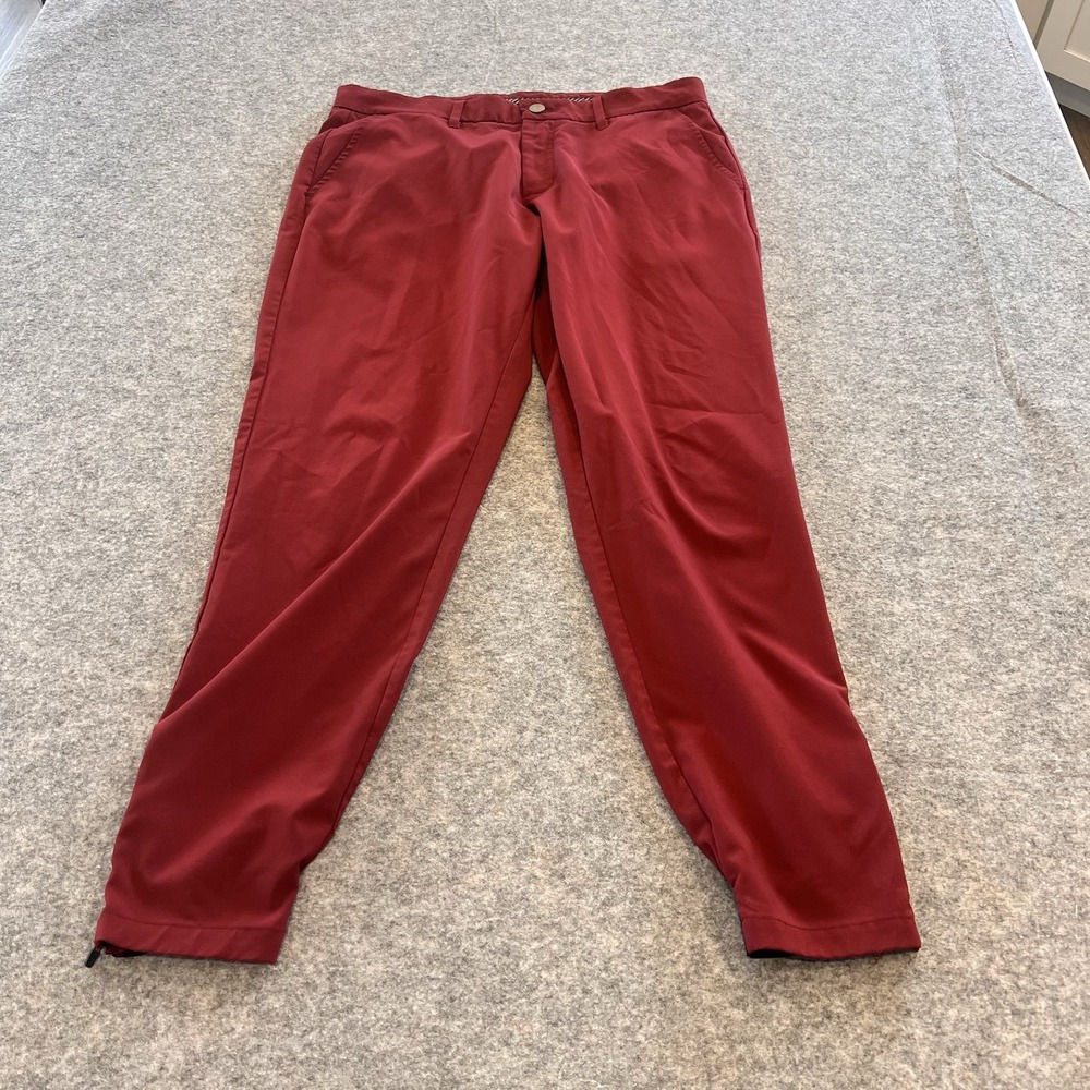 Primo Golf Men's Stretch Pants Size 34 Cranberry